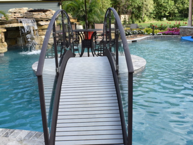 We specialize in making custom pool bridges too!