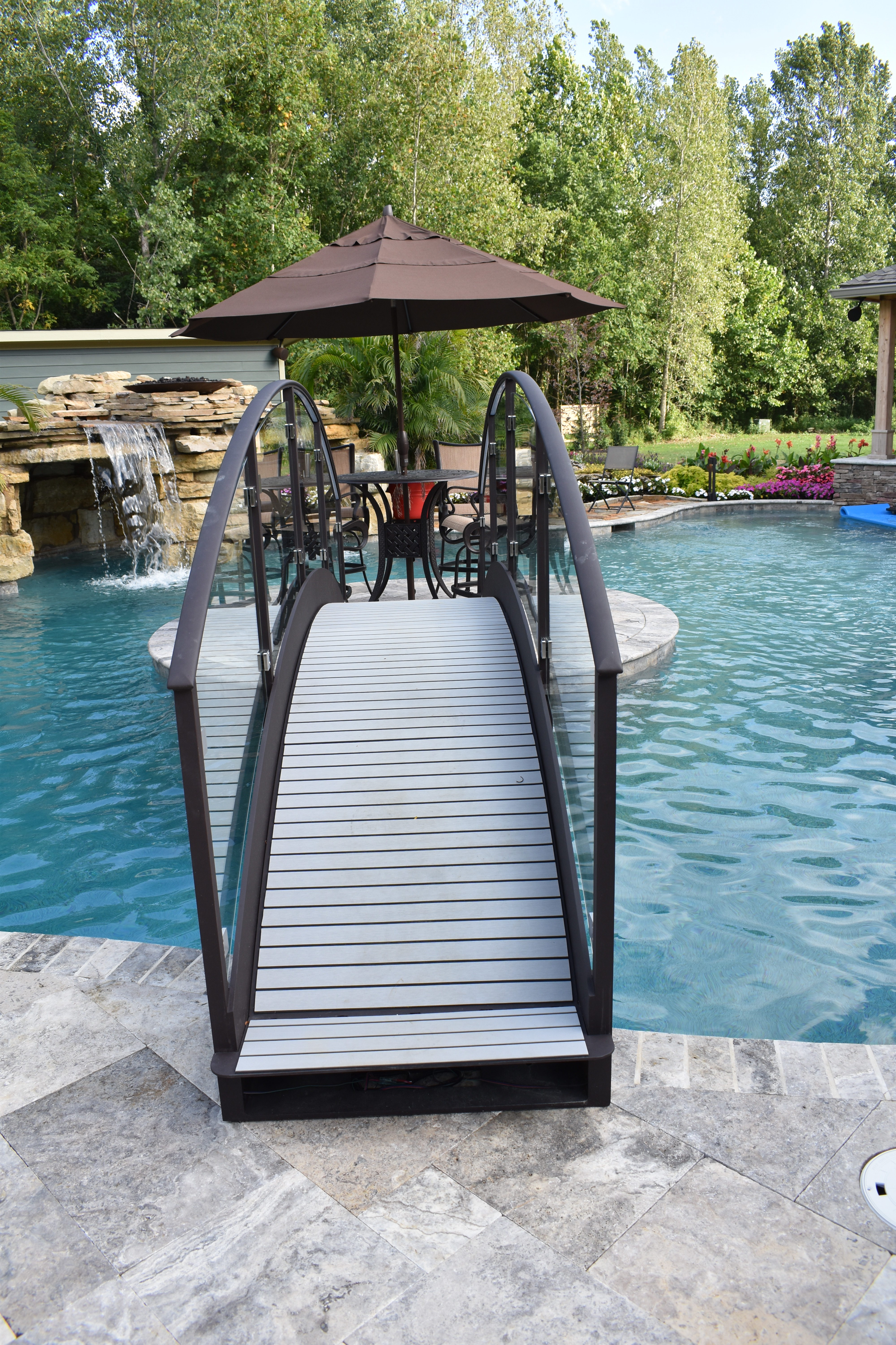 We specialize in making custom pool bridges too!