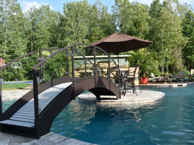 We specialize in making custom pool bridges too!